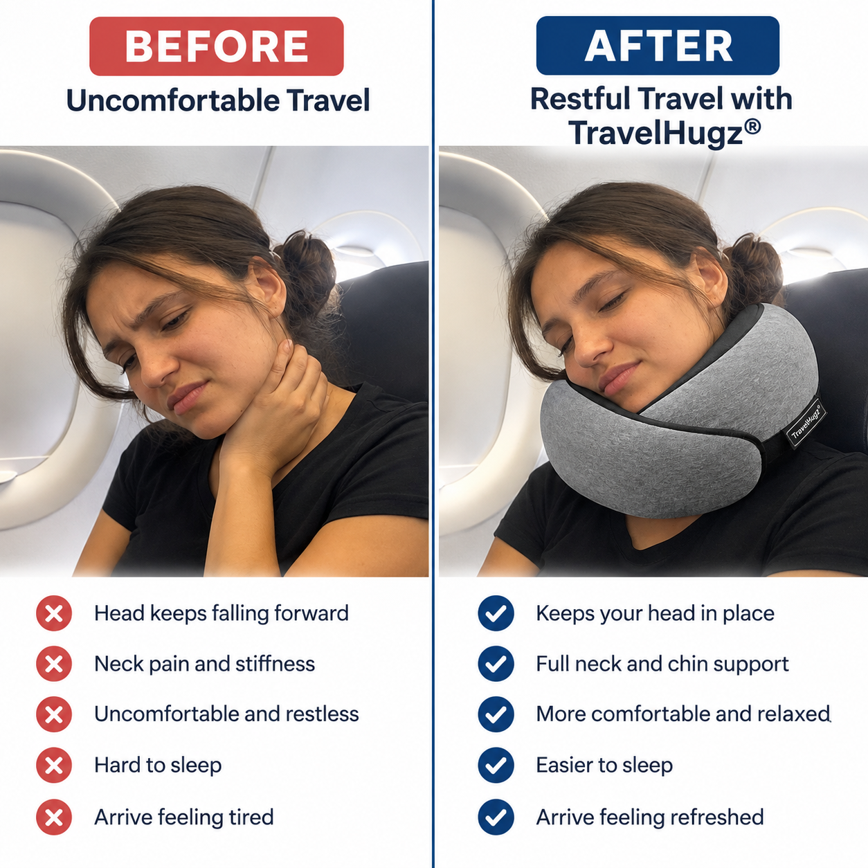 TravelHugz® Travel Pillow