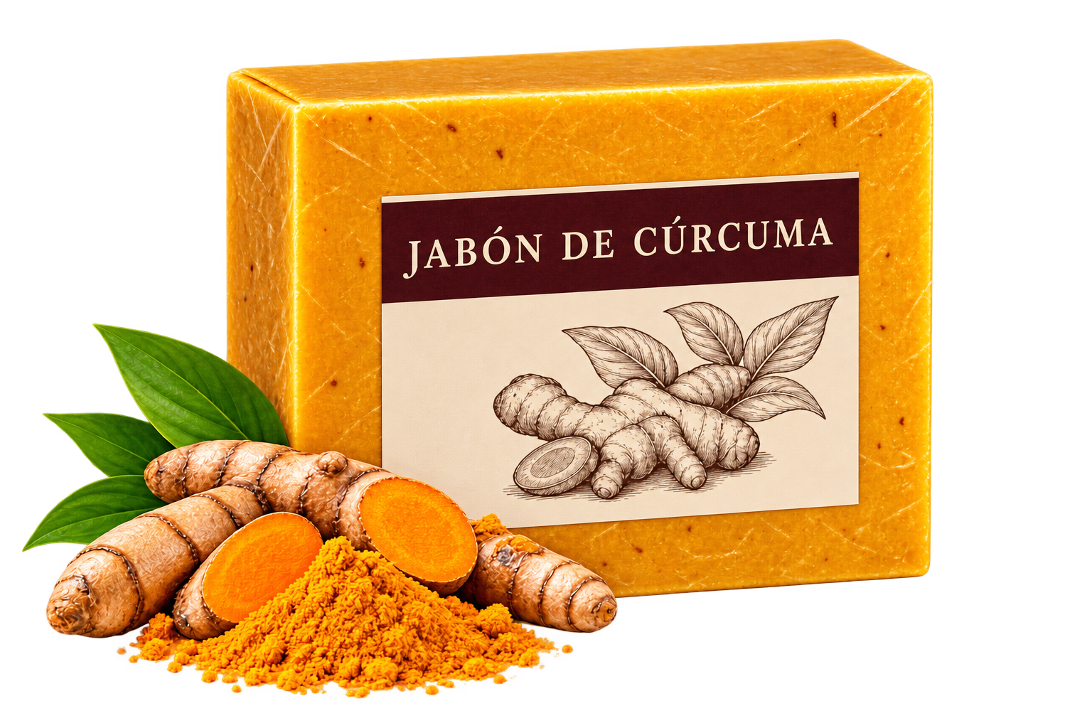 Jabón Antimanchas de cúrcuma