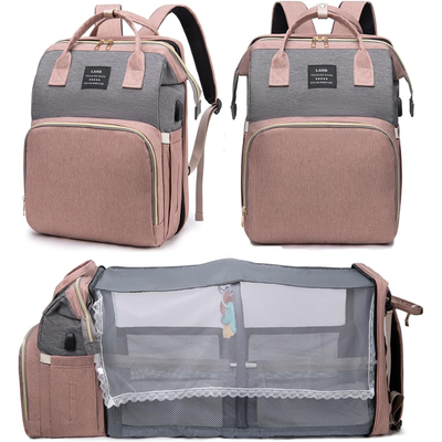 Mochila con Cuna Plegable
